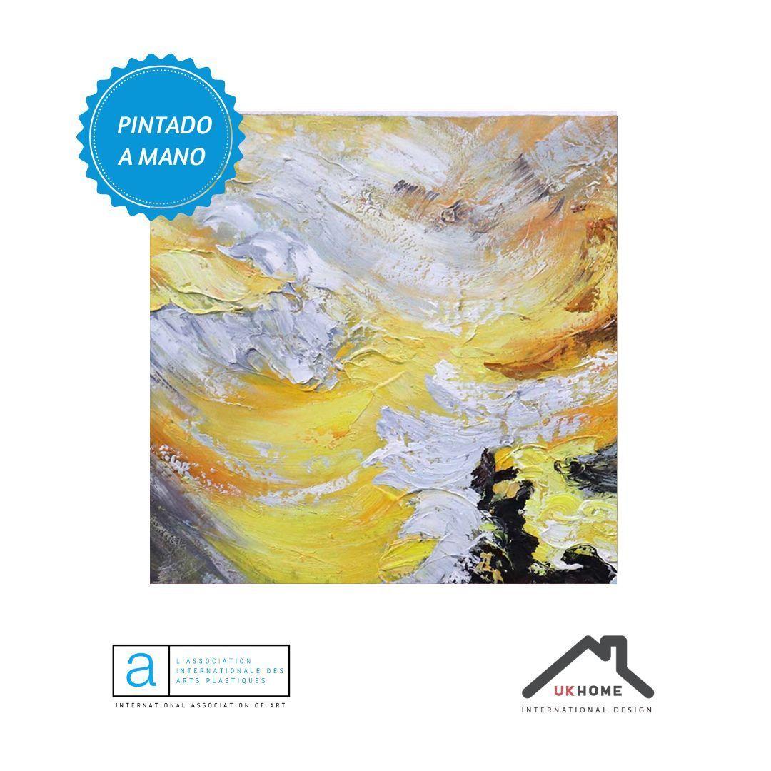 Cuadro Oleo sobre Tela con Marco 150x150 | UKHOME-5