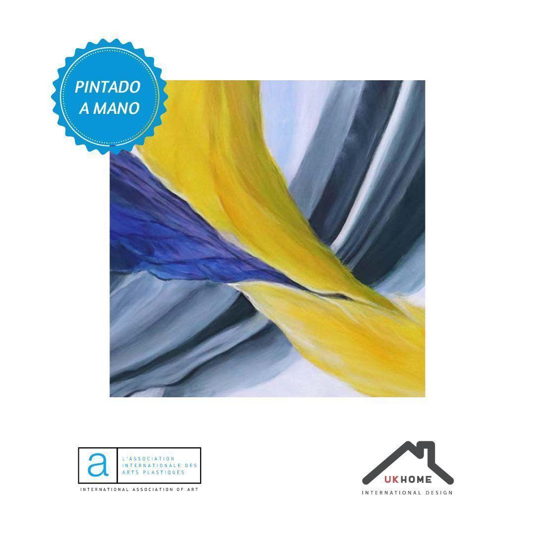Cuadro Oleo sobre Tela con Marco 120x120 | UKHOME-3