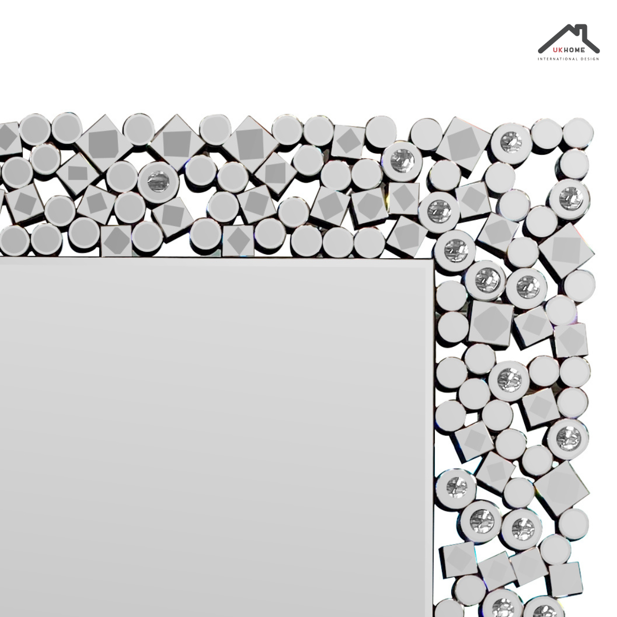 ESPEJO BORDE PLATEADO MINI ESPEJOS CIRCULARES | UKHOME-2