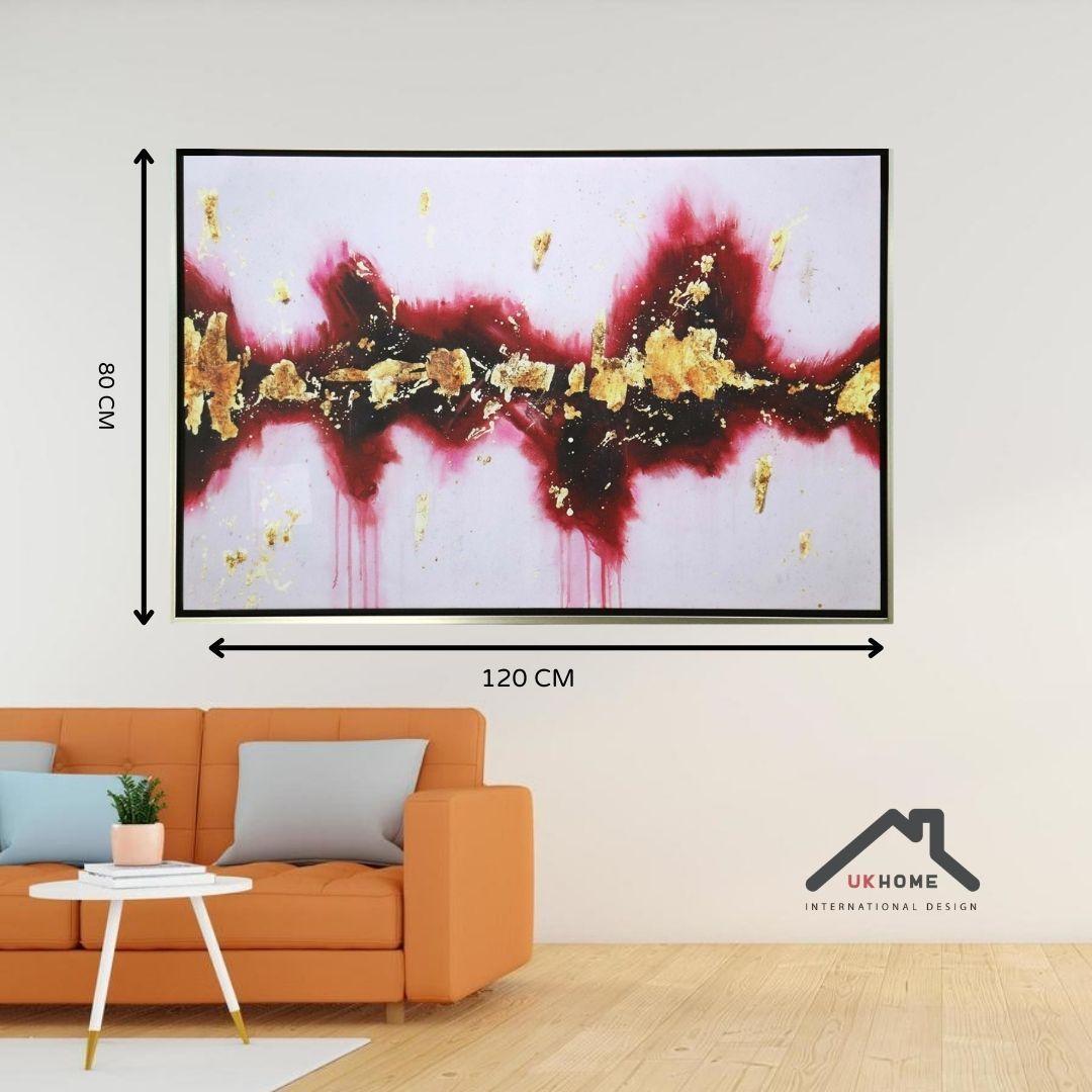 Cuadro Oleo sobre Tela con Marco 120x80 | UKHOME-2