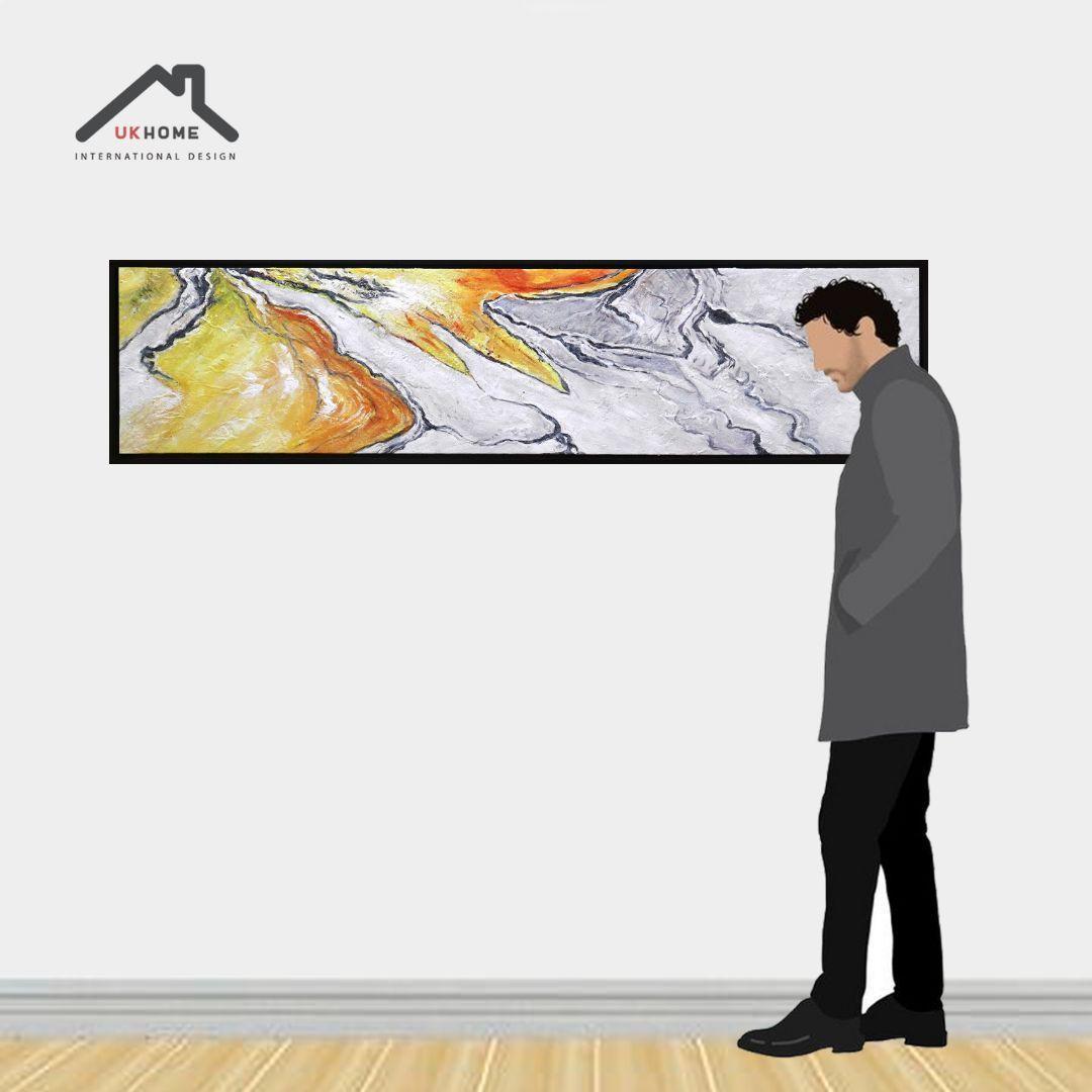 Cuadro Oleo sobre Tela con Marco 200x50 | UKHOME-2