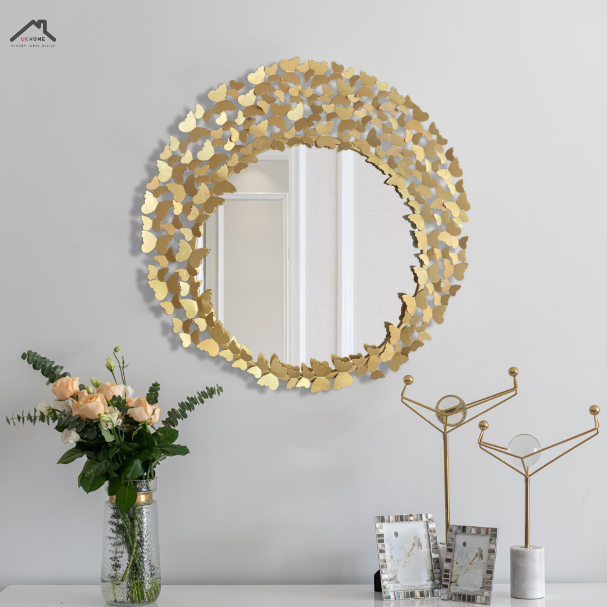 ESPEJO DECORATIVO BORDE MARIPOSAS | UKHOME-3