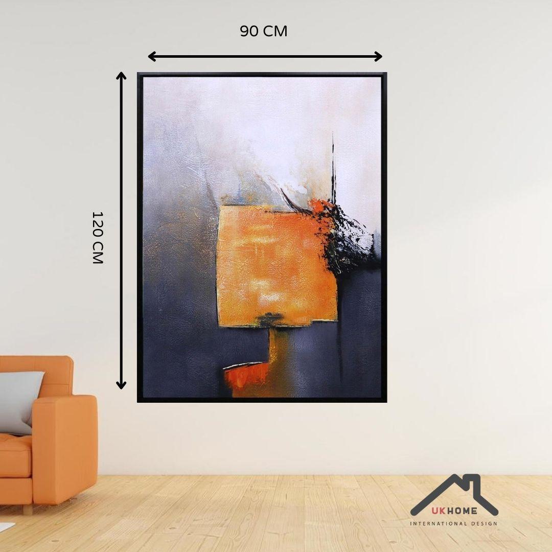 Cuadro Oleo sobre Tela con Marco 120x90 | UKHOME-0