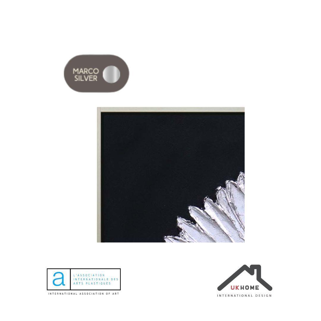 Cuadro Oleo sobre Tela con Marco 80x80 | UKHOME-5