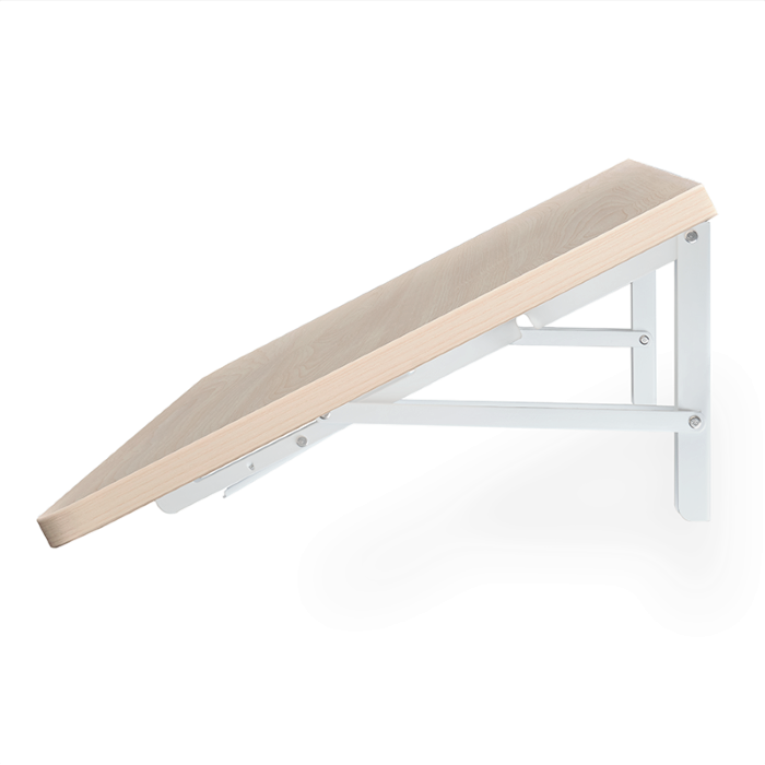 Mesa Plegable de Muro Home Office en Melamina 80 X 40 Cm. Color Haya-2