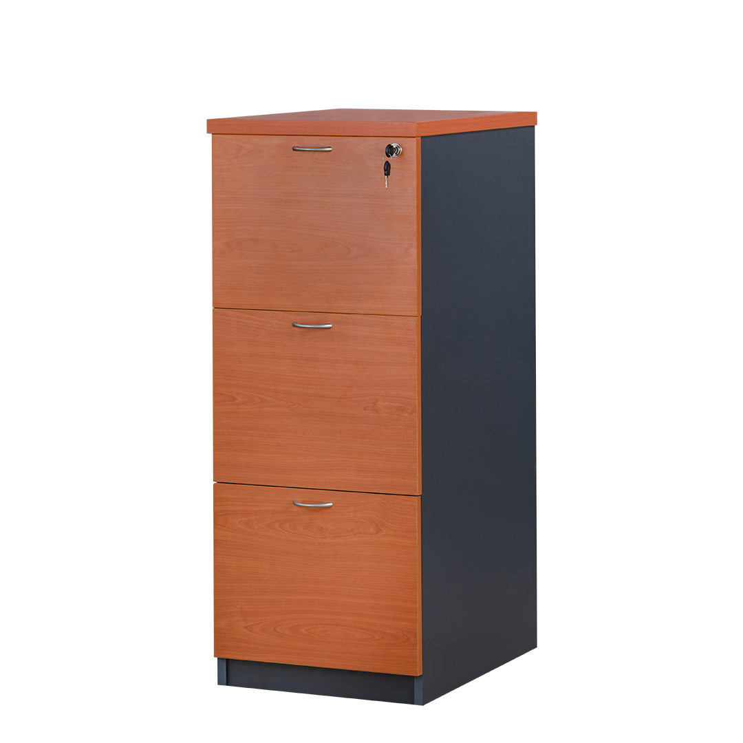 Kardex Archivador Laminado Compacto 3 cajones con llaves.-0
