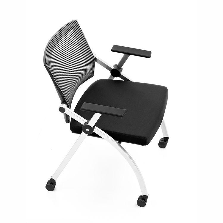 Silla Home Office Malla Ventilada con Apoya Brazos y Ruedas-2