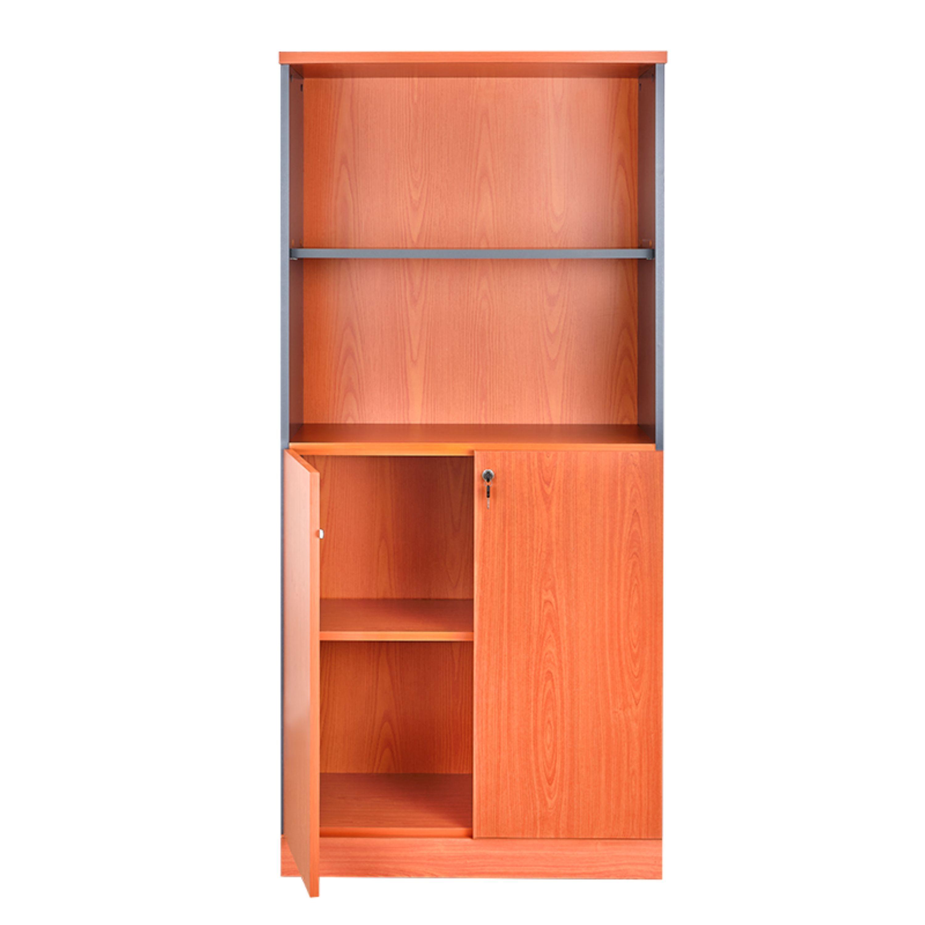 Estante con Puertas 173 X 80 X 40 cm. Laminado Compacto -0
