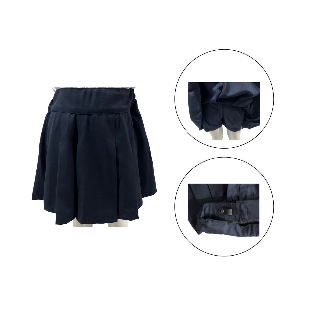 Falda Short Escolar Niñas -juvenil-2