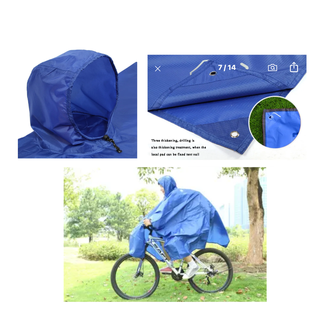 Poncho Impermeable Sin Olor Suave Capa Multifuncion-2