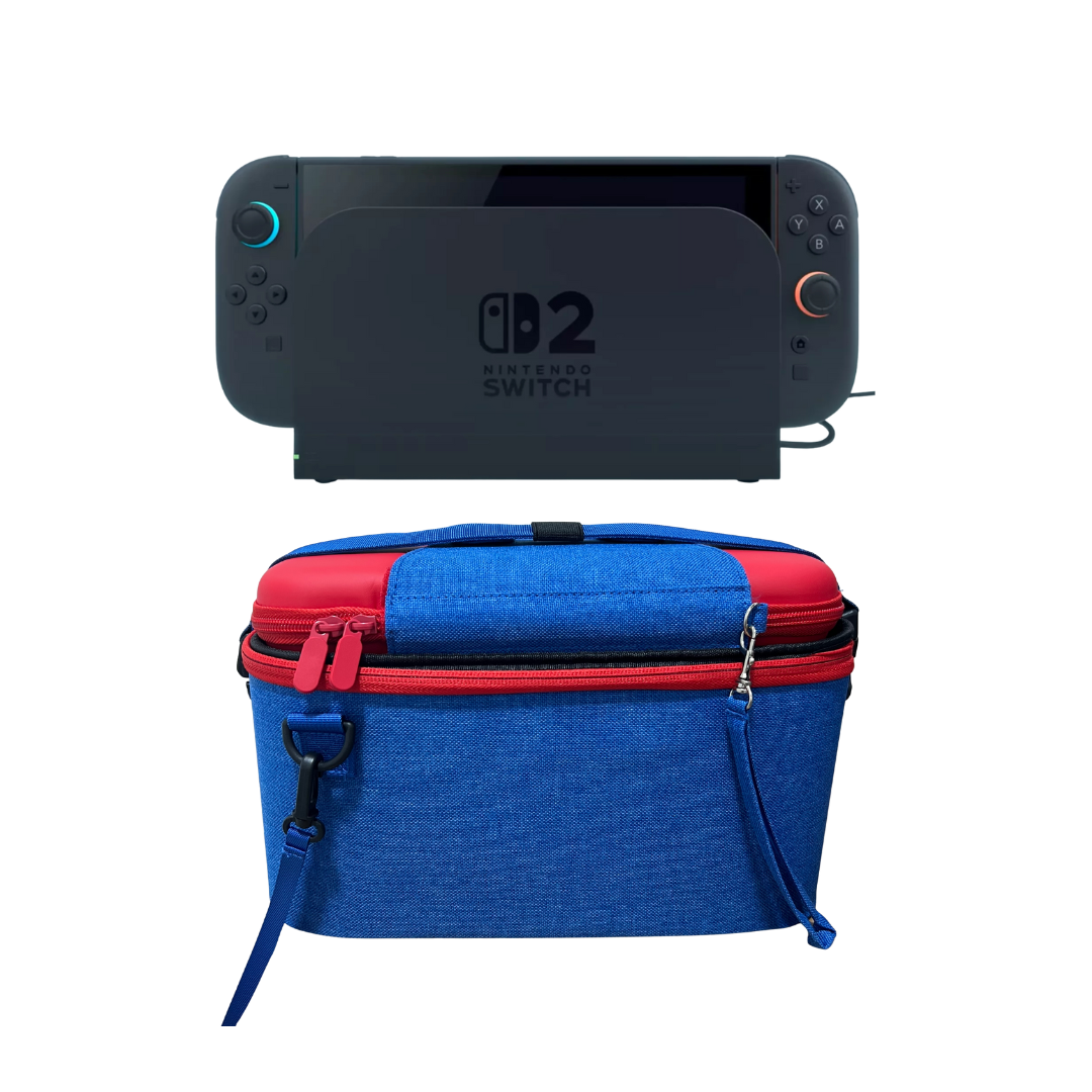 Bolso Maleta Transporte + Estuche Mario Compatible Switch 2-3