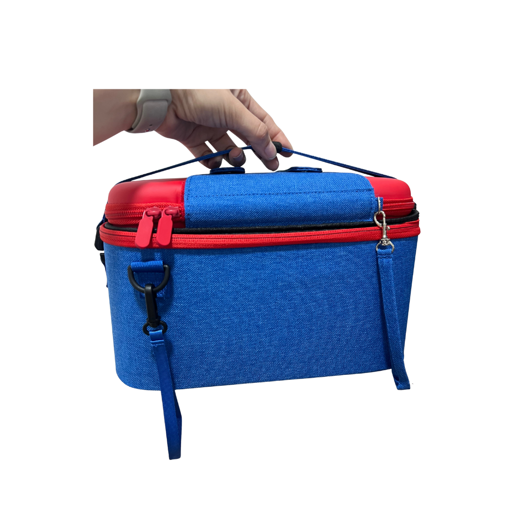 Bolso Maleta Transporte + Estuche Mario Compatible Switch 2-4