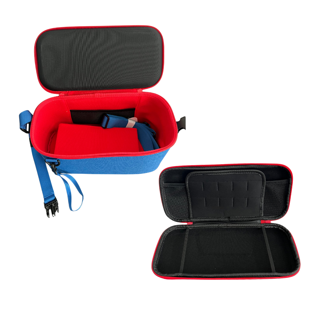 Bolso Maleta Transporte + Estuche Mario Compatible Switch 2-5