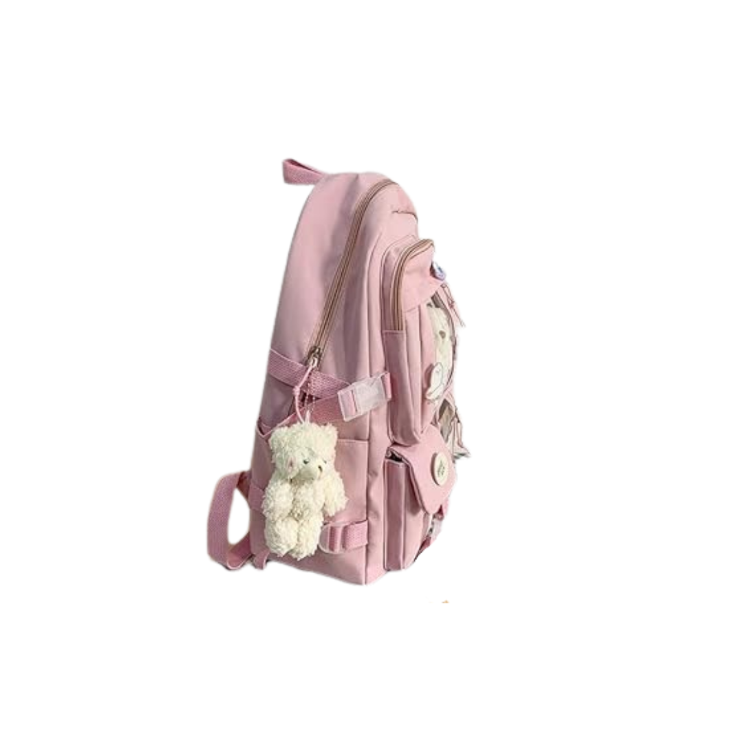 Mochila Escolar Kawaii Juvenil Con Gran Capacidad-1