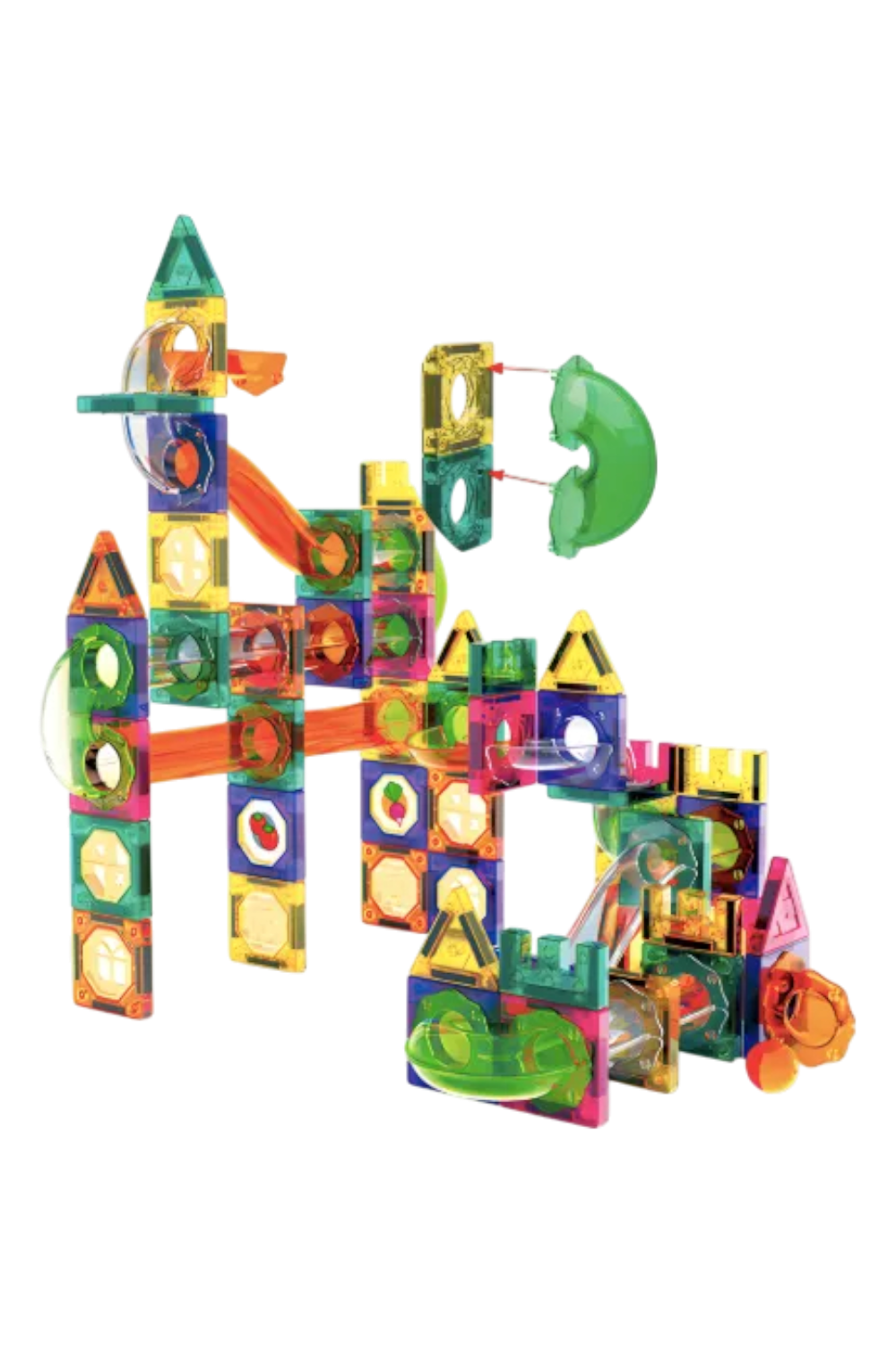 BLOQUES MAGNETICOS DE CONSTRUCCION JUGUETE DIDACTICO 382 PZS-2