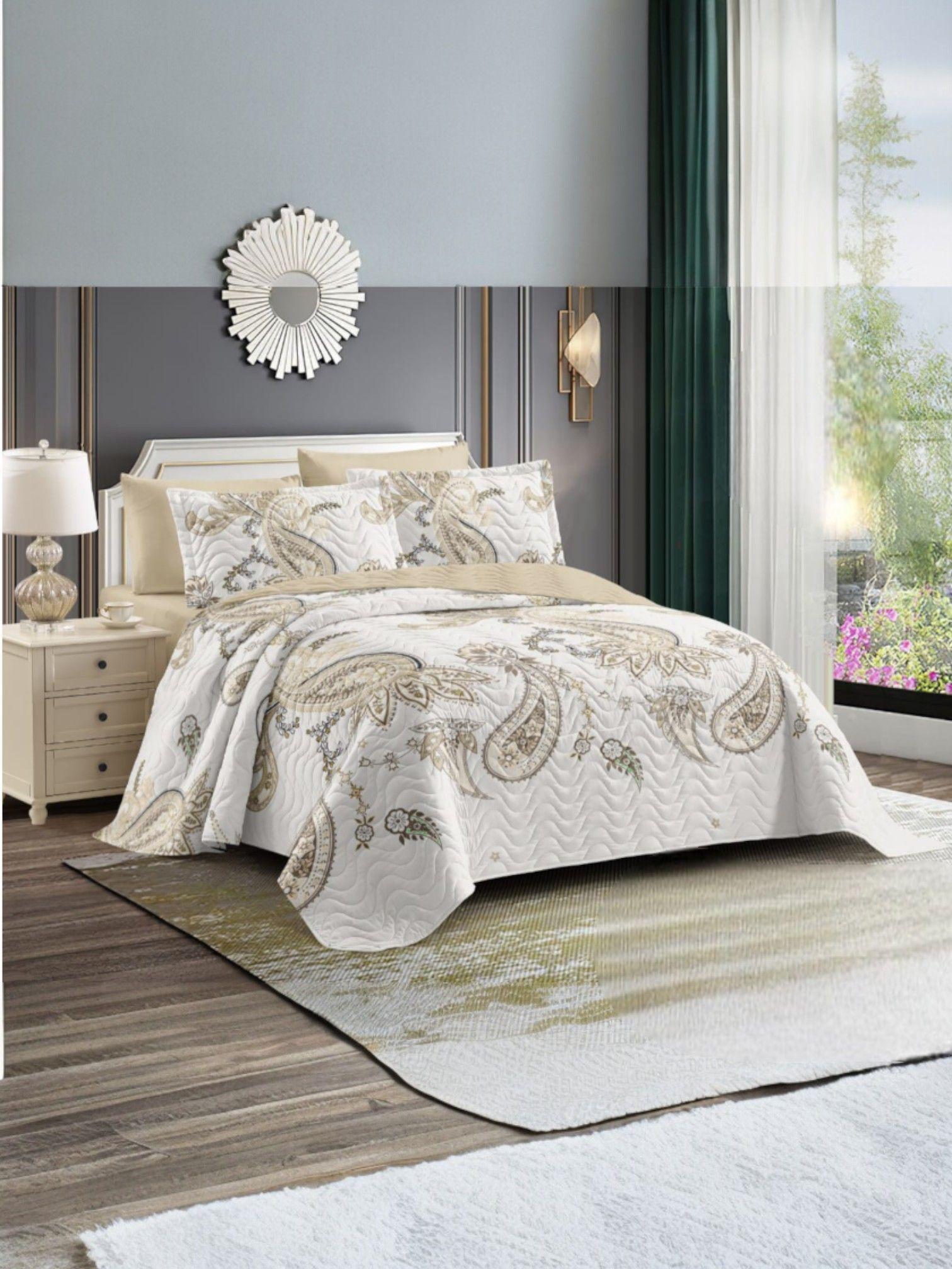 CUBRECAMA QUILT DE VERANO TF CON DISEÑO 2 PLAZAS 41-1
