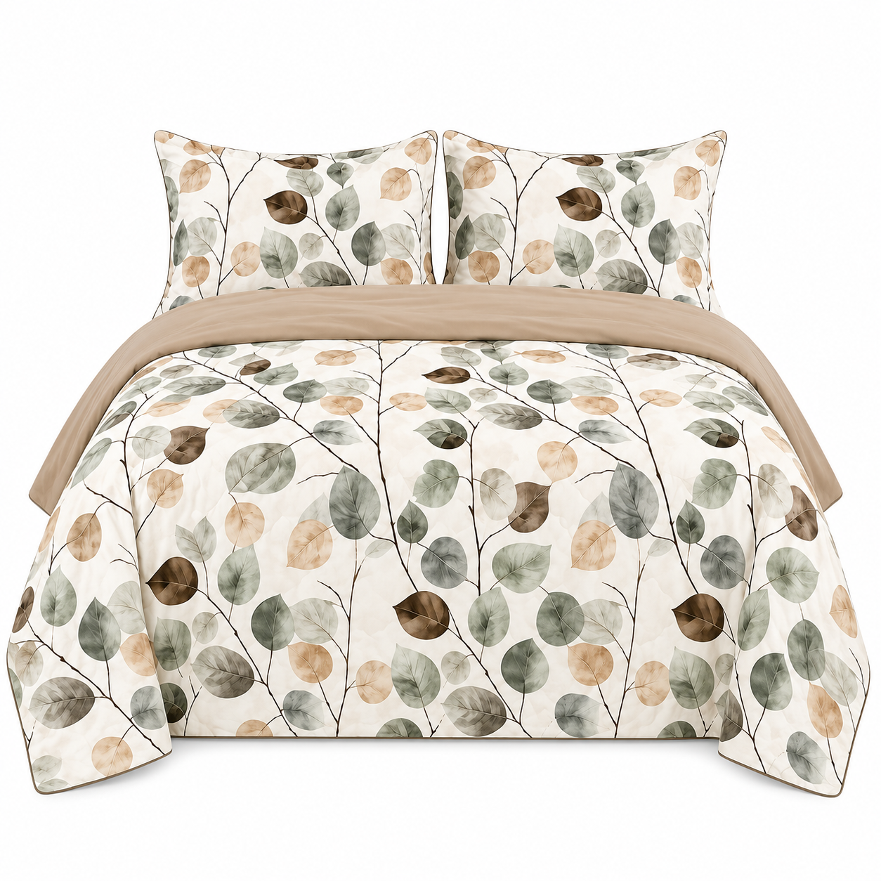 Cubrecama de Verano King 250x270 cm 2 Fundas Dise o Elegante-0