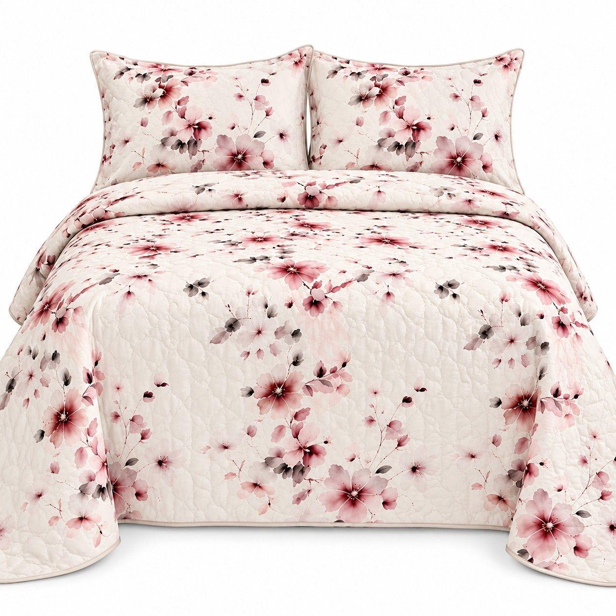 Cubrecama de Verano King 250x270 cm 2 Fundas Dise o Elegante-0