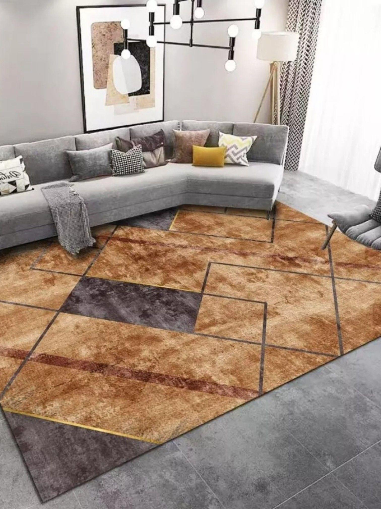 Alfombras Con Diseño 3D Medidas 200 x 240 cm diseño café-1