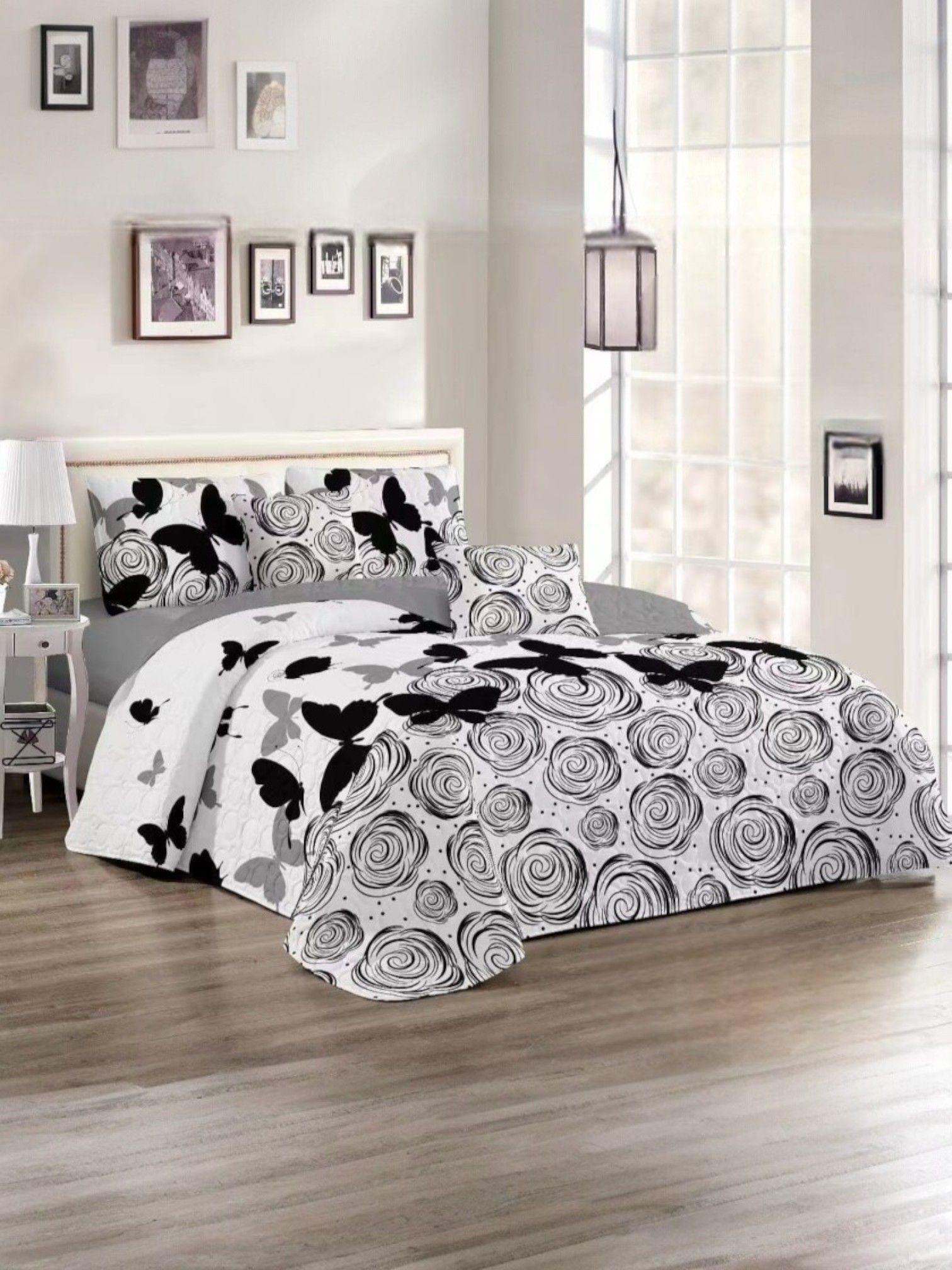 CUBRECAMA QUILT DE VERANO CON DISEÑO TF KING 22-1