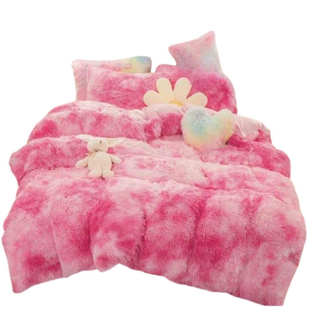 Cobertor de Invierno Peludos Con Chiporro Plaza y Media-0