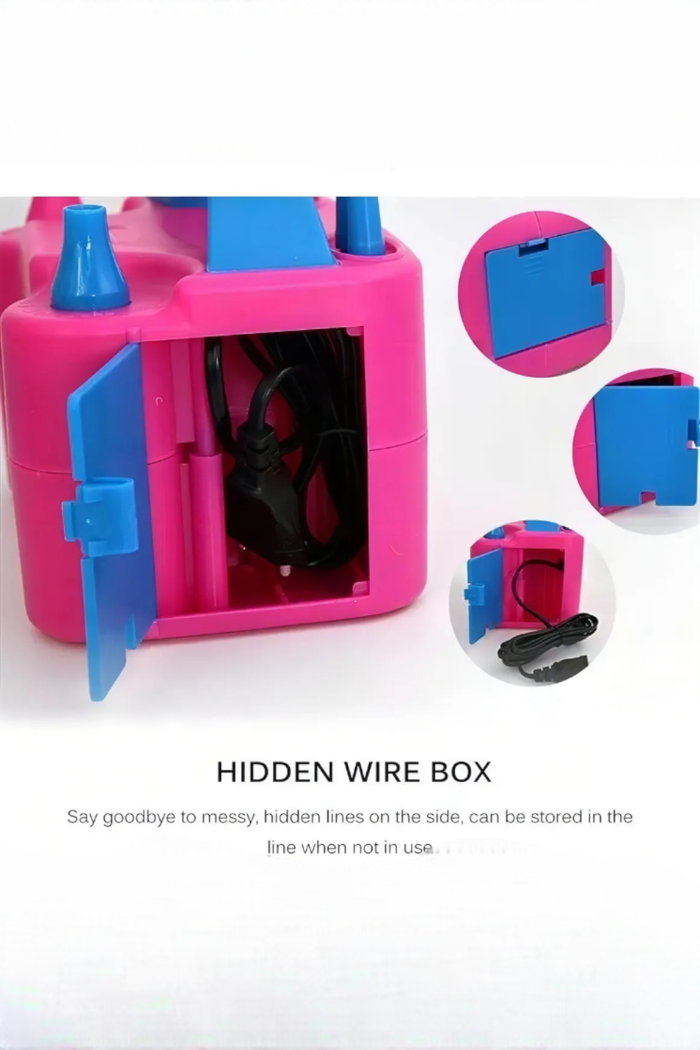 Inflador Globos Maquina Para Inflar Globos Arco Infla Globos-3