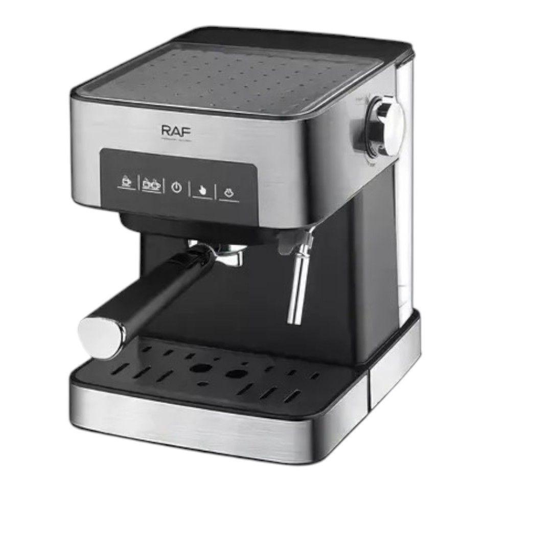Máquina Café Espresso Espumador De Leche Antigoteo Color Plateado-3