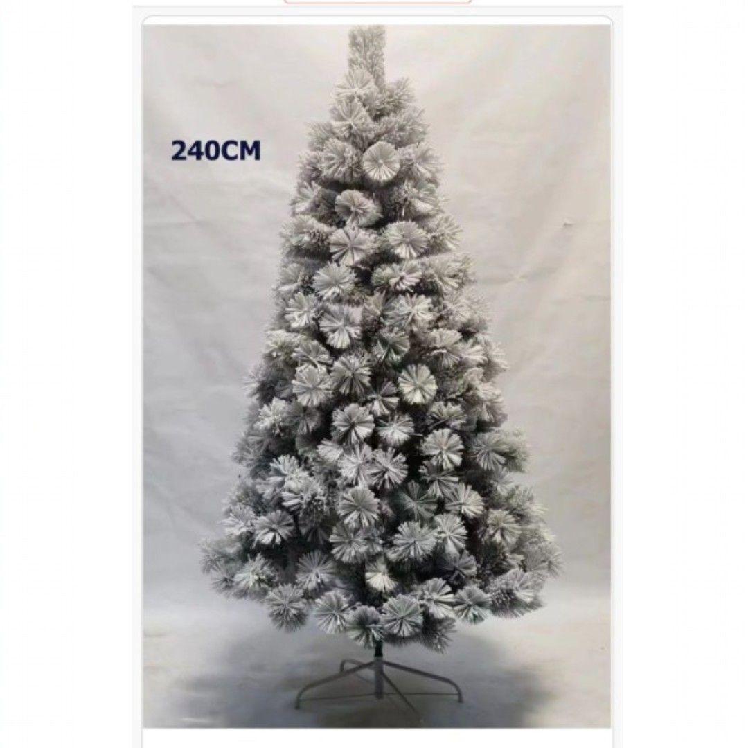 ARBOL DE NAVIDAD PINO NEVADO DOBLE RAMA 240CM SDS48-0