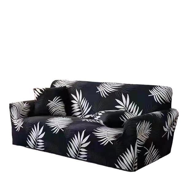Cubre Sillon de 2 Cuerpos Diseño Hojas-0