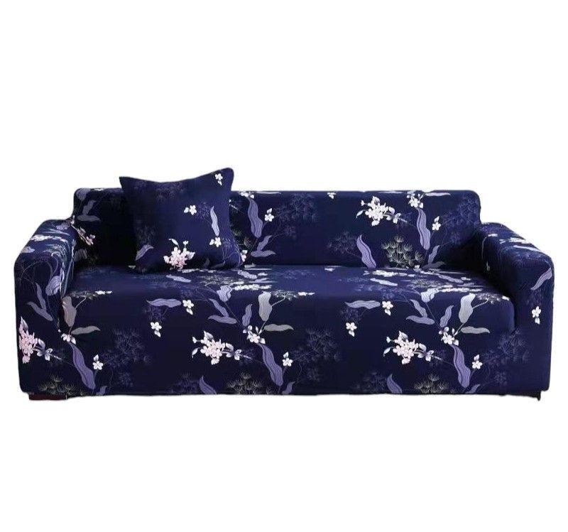 Cubre Sillon de 2 Cuerpos Diseño Hojas-0