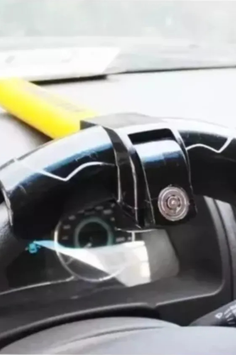 Bloqueador De Volante Tipo T Para Auto Carro Automóvil-2