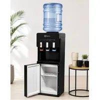 Dispensador de Agua Bid n Superior Fr a Caliente y Natural 3 Llaves Negro-1
