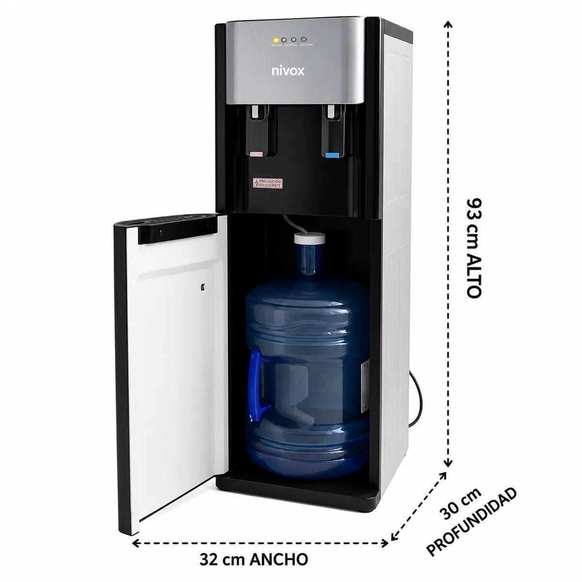 Dispensador De Agua De Bidon Oculto 20 Litros Negro premium-1