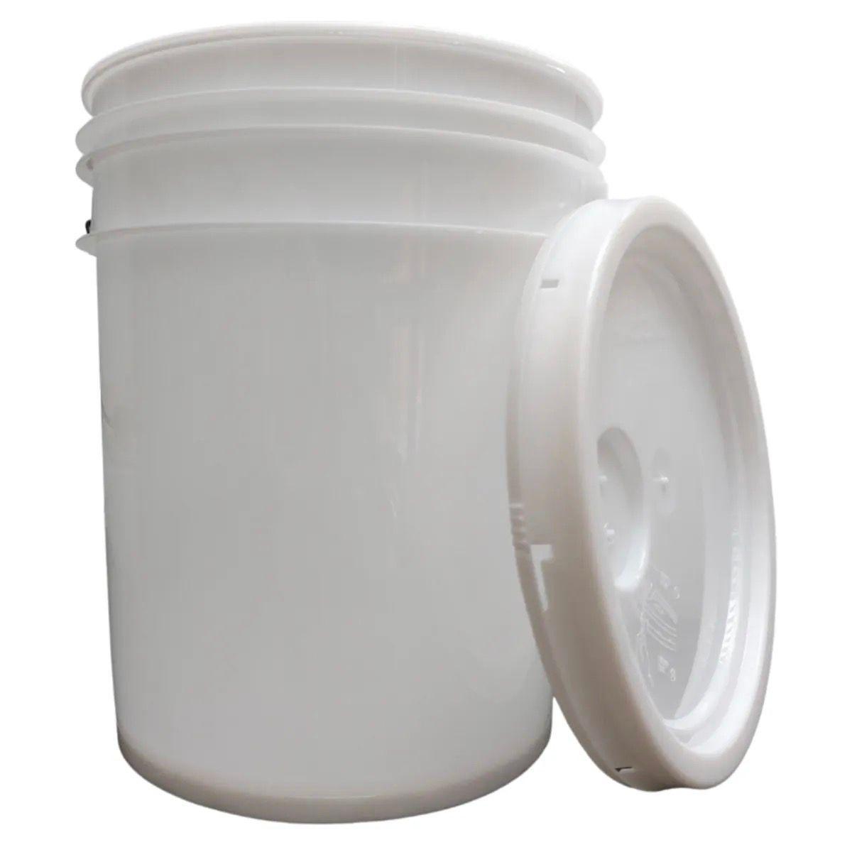 BALDE DE 20 LT BLANCO CON TAPA LISA-0
