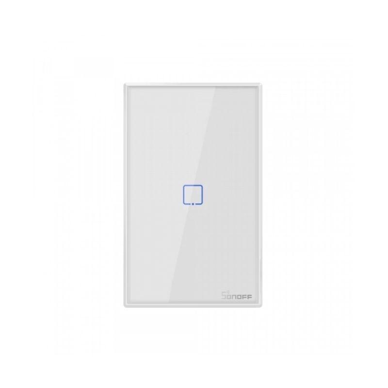 Interruptor de pared Sonoff de 1 canal WiFi + RF (blanco)-0