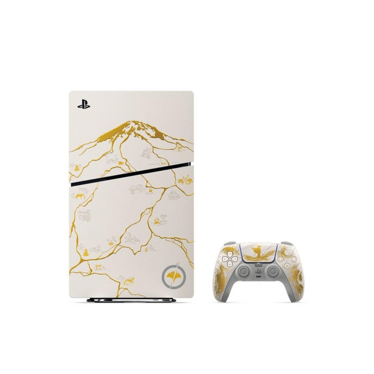 Consola Sony PS5 Slim Ghost of Yotei Bundle Gold Edición Disco-3