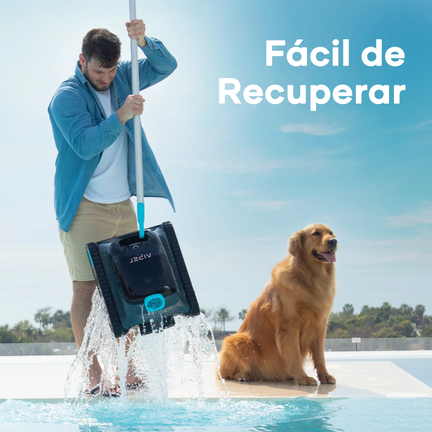 Limpiador de piscina automático Aiper Scuba S1 gris-3
