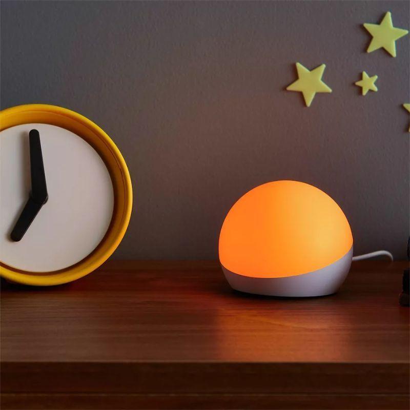 Lampara Inteligente Echo Glow Multicolor Blanco-2