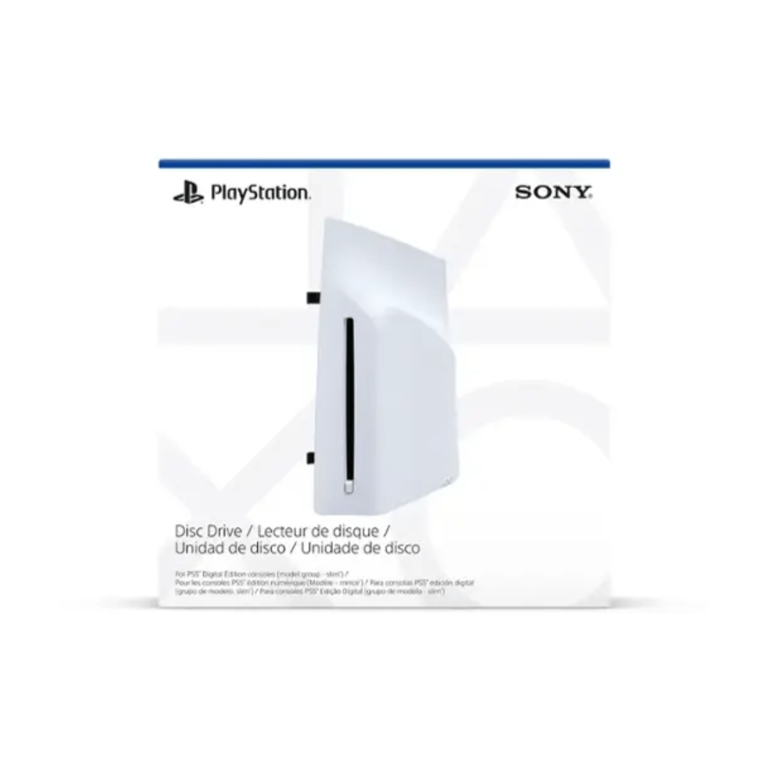 Lector ps5 Unidad de disco externa Edición Digital (modelos Slim y Pro) Blanco-3