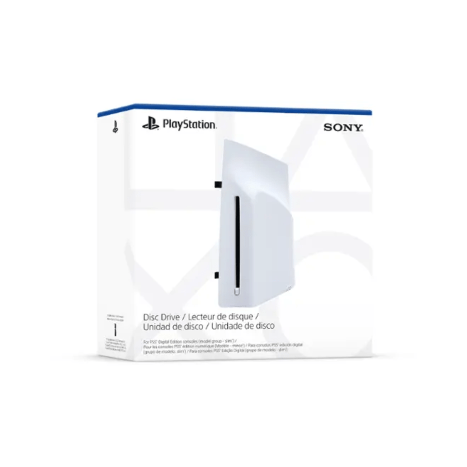 Lector ps5 Unidad de disco externa Edición Digital (modelos Slim y Pro) Blanco-4