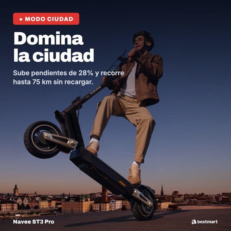 Scooter Eléctrico Navee ST3 Pro 1350W Autonomía 75km Plegable-2
