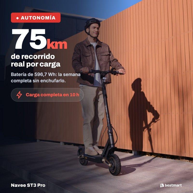 Scooter Eléctrico Navee ST3 Pro 1350W Autonomía 75km Plegable-3