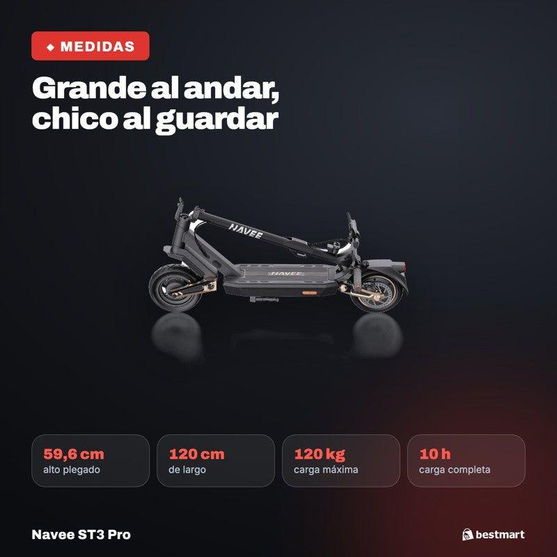 Scooter Eléctrico Navee ST3 Pro 1350W Autonomía 75km Plegable-7