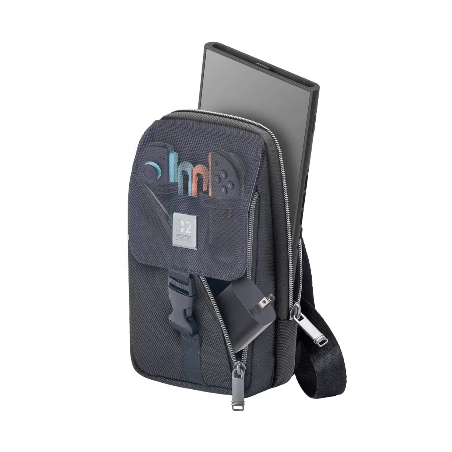Bolso de Viaje Deluxe para Nintendo Switch 2 Negro-1