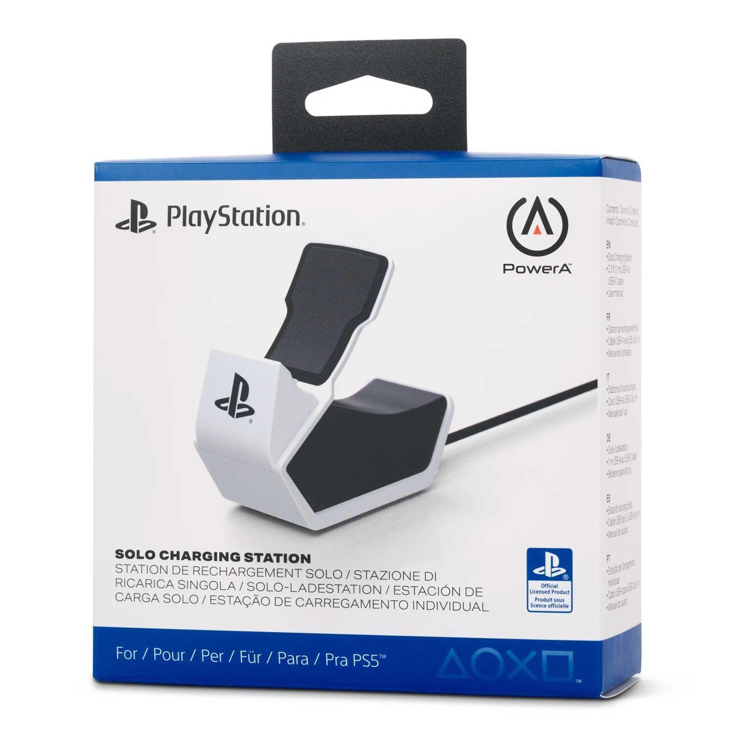 Base de Carga PowerA para Mando DualSense PS5 Blanco-6
