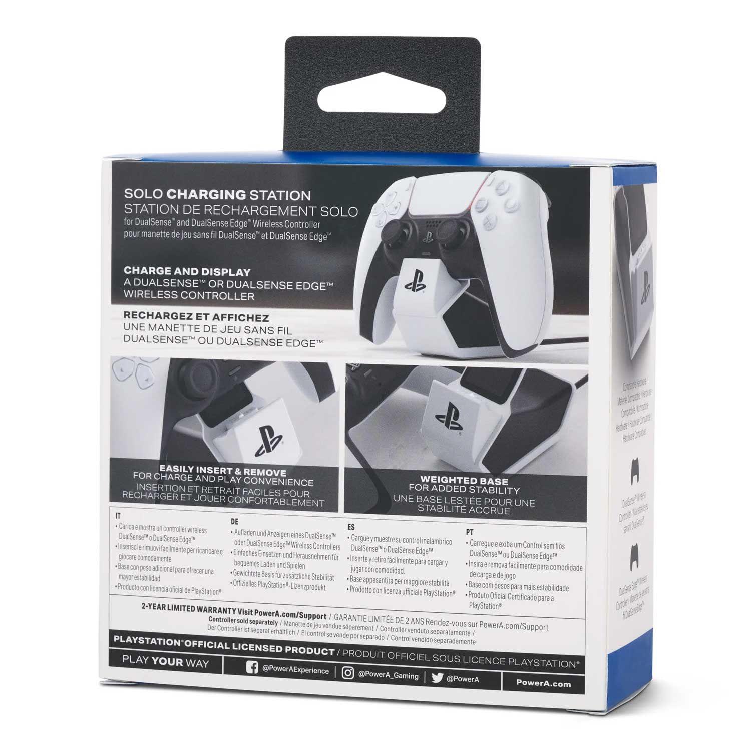 Base de Carga PowerA para Mando DualSense PS5 Blanco-7