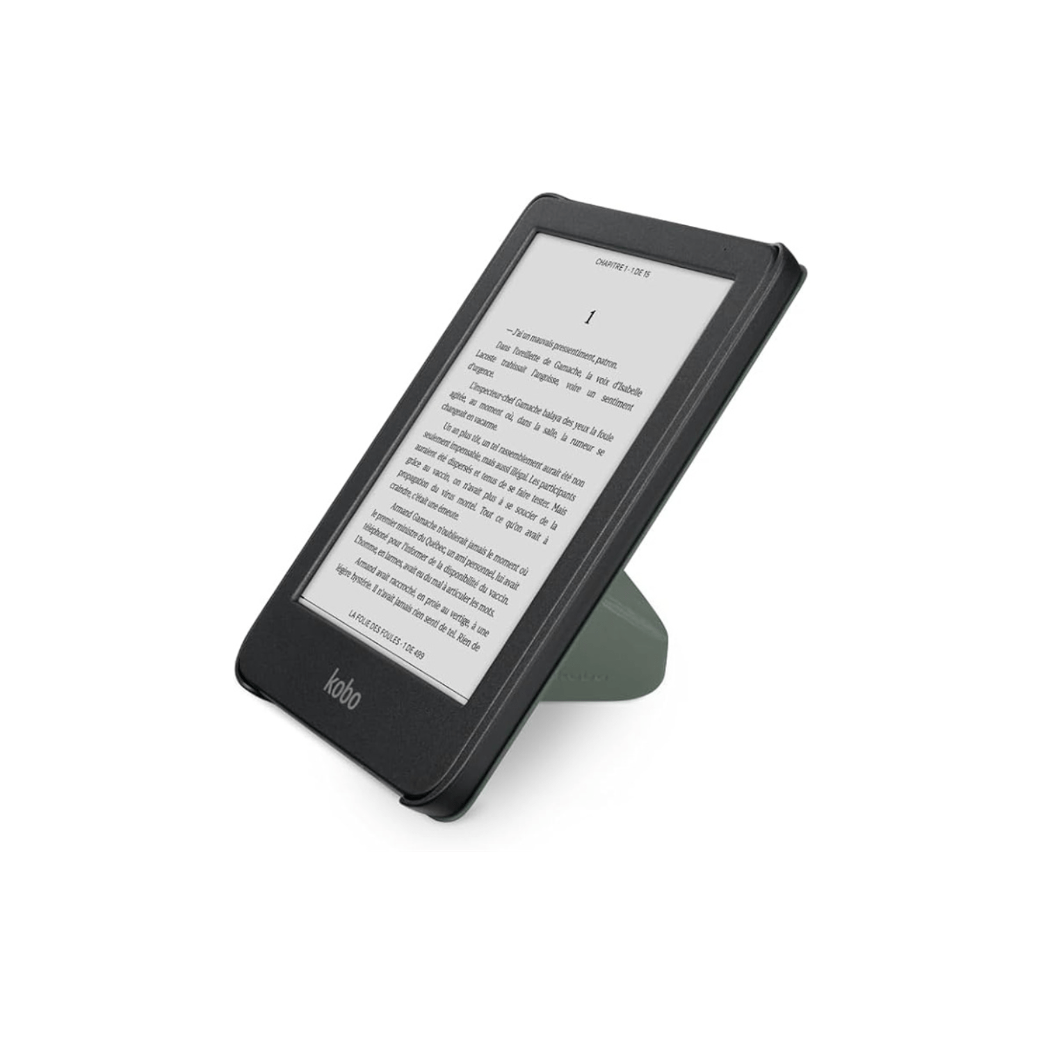 Lector e reader Kobo Clara BW Negro con Funda SleepCover Verde-2