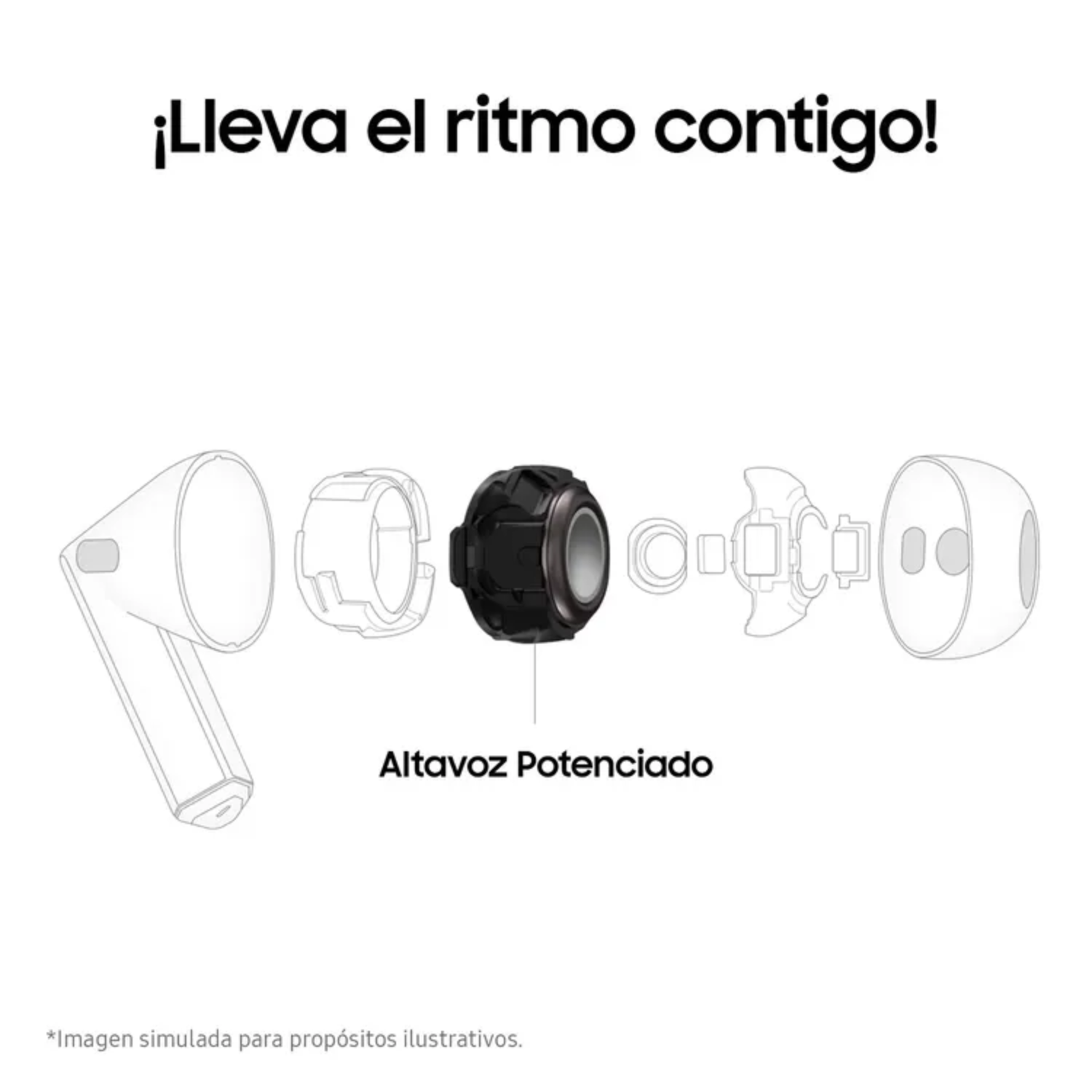 Audifono Inalambrico Samsung Galaxy Buds 3 Blanco-5
