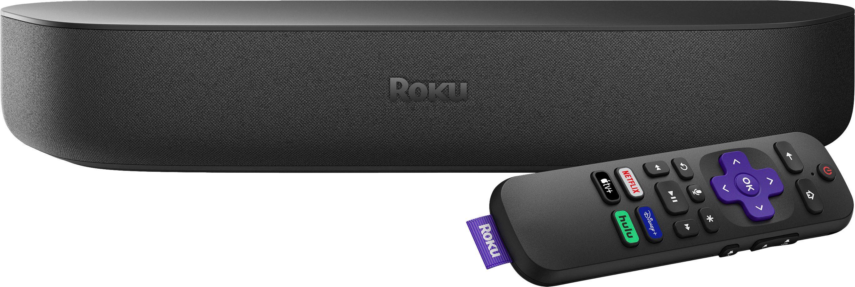 Roku Streambar 9102 de voz 4K negro-0