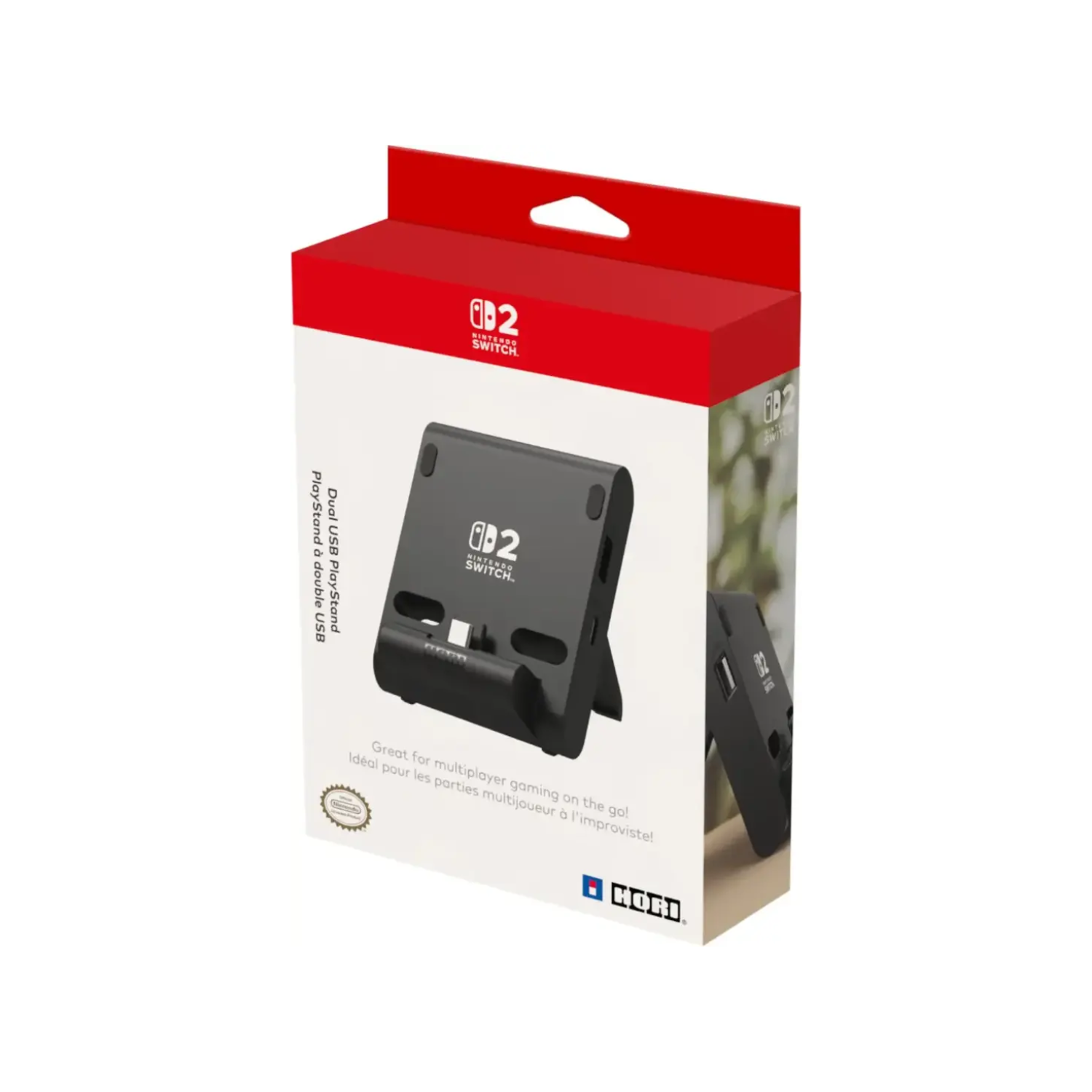 Soporte Playstand Dual USB para Switch 2 Negro-3